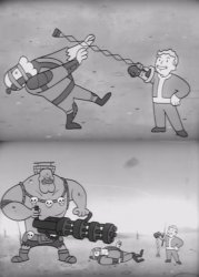 Fallout Boi Meme Template