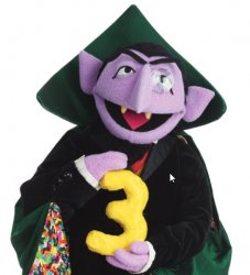 the count three Meme Template