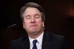 kavanaugh crying  tears Meme Template