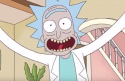 Excited Rick Meme Template