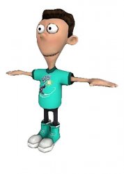 T-pose Meme Template