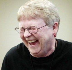 Norma Copes laughing Meme Template
