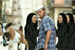 Distracted imam Meme Template