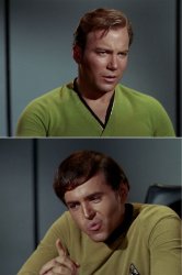 kirk chekov tribbles 01 Meme Template