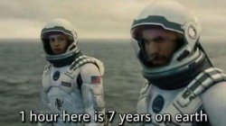 Interstellar 7 years Meme Template