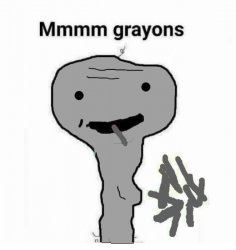 NPC grayons Meme Template