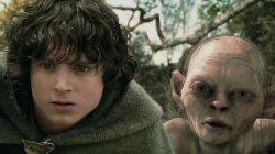 Frodo and Smeagol confusion Meme Template