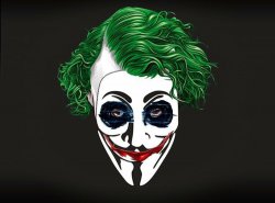 Anonymous Joker Meme Template