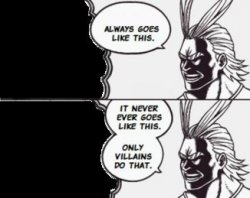 All Might Wants You To Vote! Meme Template