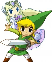 Link and Zelda Meme Template