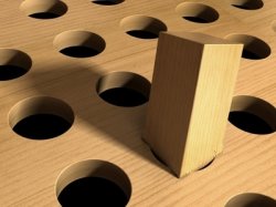 Square peg round hole Meme Template