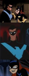 Nightwing and Batgirl 2 Meme Template