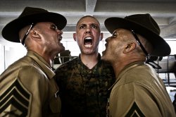 Marine Recruit Boot Camp Training Meme Template