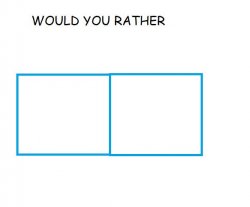 would you rather... Meme Template