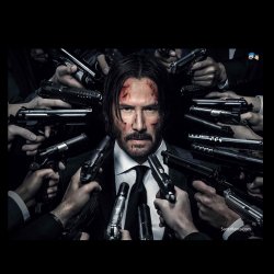 JOHN WICK CHAPTER 2 SURROUNDED BY GUNS Meme Template