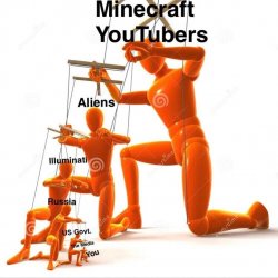 Minecraft youtubers Meme Template