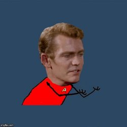 y u no redshirt Meme Template