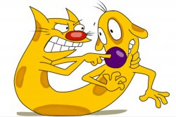 Catdog Meme Template