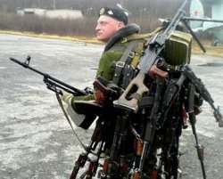 Russian soldier man Meme Template