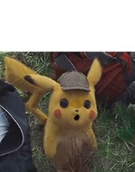 Surprised Detective Pikachu Meme Template