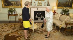 Theresa May & Queen Elizabeth Meme Template