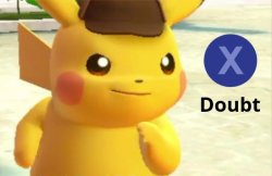 Detective Pikachu Doubt Meme Template