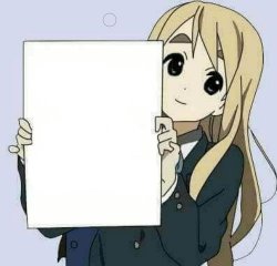 Girl holding sign Meme Template