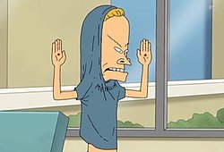 Great Cornholio Meme Template