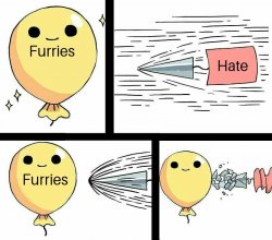 Furry Hate Meme Template
