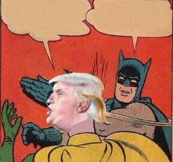 Batman slappingTrump Meme Template