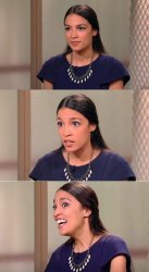 Bad Pun Ocasio-Cortez Meme Template