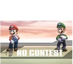 NO CONTEST (SSBB) Meme Template