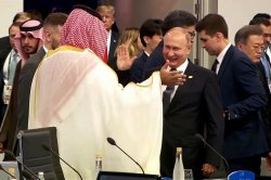 Putin Saudi Prince High Five Meme Template