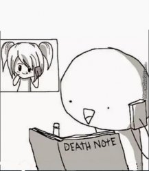 Death Note manga Meme Template