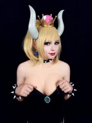 c9 sneaky bowsette cosplay Meme Template