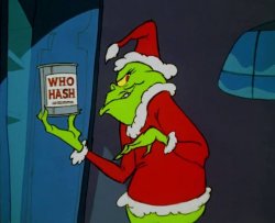 Grinch and Who Hash Meme Template