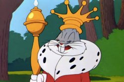 Bugs bunny King Meme Template