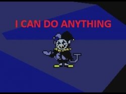 Jevil can do anything Meme Template