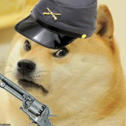 confederate doge Meme Template