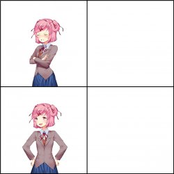 Natsuki Meme Meme Template