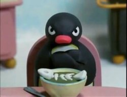 Pingu Grumpy Meme Template