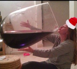 Big wine santa Meme Template