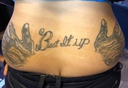 Tramp Stamp Meme Template