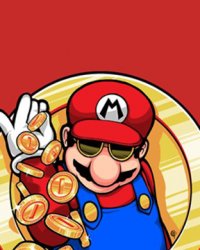 Mario coin Meme Template