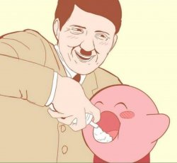 Hitler Kirby Meme Template