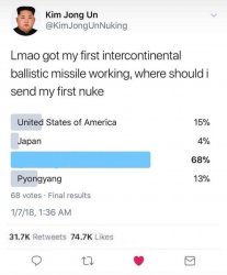 Kim-Jong-un Nuke Poll Meme Template
