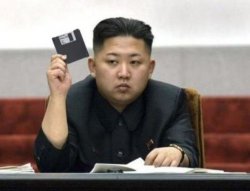 kim jong-un floppy disk Meme Template