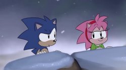 Sonic and Amy Christmas Special Meme Template