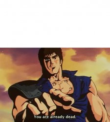 omae wa mou shindeiru Meme Template