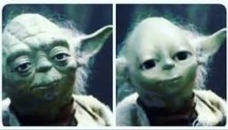 Smooth Yoda Meme Template